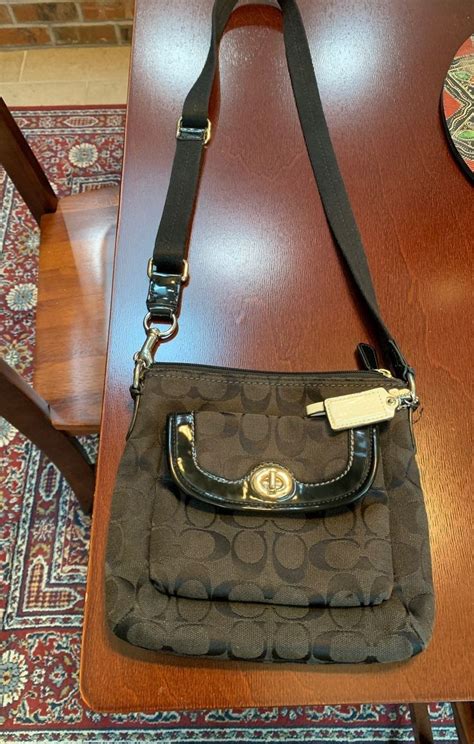 fake coach crossbody bag|authentic coach dust bag.